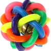 Pelota Nudo Multicolor Con Cascabel Para Gato 3