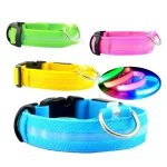 Collar Perro Gato Luminoso Led Recargable Usb 8