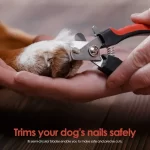 Corta uñas para perro con lima kit corta uñas cortador grande 2