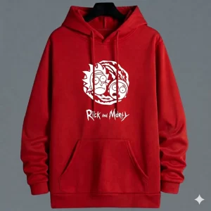 Buzos-Hoodies-con-Capota-Rick-y-Morty-Estampado