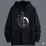Buzos-Hoodies-con-Capota-Rick-y-Morty-Estampado
