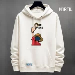 Buzos y Hoodies con Capota One Piece Estampado