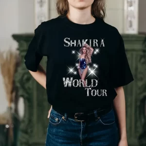 Camisetas para Dama Diseño World Tour Shakira