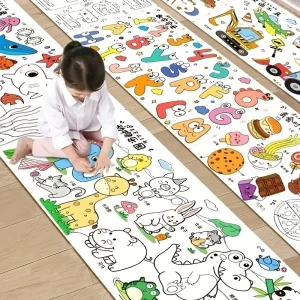 Rollo de Dibujos para Pintar o Recortar