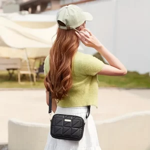 Bolso Bandolero Estilo Rombo