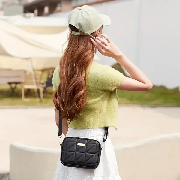 Bolso Bandolero Estilo Rombo