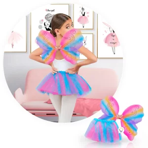 Disfraz Hada Mariposa Tutu Alas