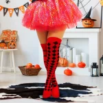 Medias Largas Arlequín Halloween Adulto Disfraz