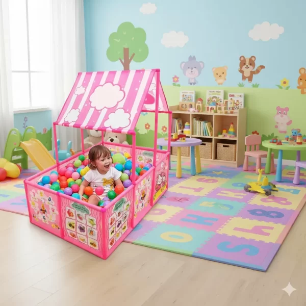 Casita Carpa Hello Kitty Piscina De Pelotas