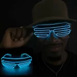 Gafas LED Luminosas Luz Neón Para Fiesta