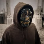 Máscara Calavera Mandíbula Móvil Halloween