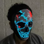 Mascara Luminosa Calavera