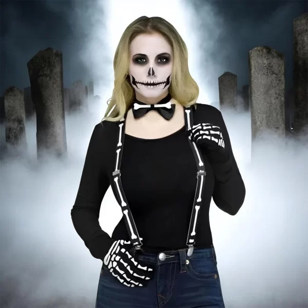 Set Esqueleto Halloween con Tirantes