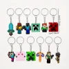 Llaveros de Minecraft en PVC Pack x12 uds