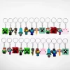 Llaveros de Minecraft en PVC Pack x12 uds
