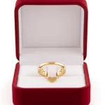 Anillo Corazón Colgante Talla 7