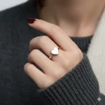 nillo Corazón Talla 7 Oro Rosa