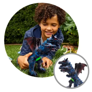 Figura Dinosaurio Tres Cabezas