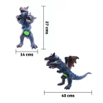 Figura Dinosaurio Tres Cabezas