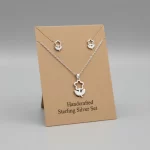 Juego-de-collar-y-Aretes-Diseno-Flor