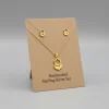 Juego-de-collar-y-Aretes-Diseno-Flor