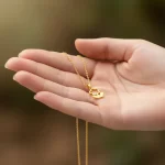 Juego-de-collar-y-Aretes-Diseno-Flor