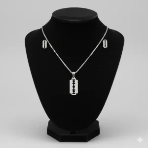 Juego-de-collar-y-Aretes-Diseno-Hojillas