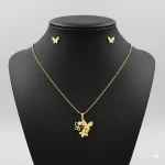 uego-de-collar-y-Aretes-Diseno-Mariposas-Unidas