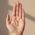 Juego-de-collar-y-Aretes-Diseno-Notas-Musicales