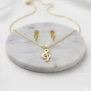 Juego-de-collar-y-Aretes-Diseno-Notas-Musicales