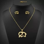 Juego-de-collar-y-Aretes-Elefante_Silueta