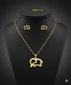 Juego-de-collar-y-Aretes-Elefante_Silueta