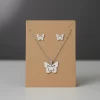 Juego-de-collar-y-Aretes-Mariposa
