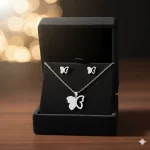 uego-de-collar-y-Aretes-Mariposa-media-Silueta