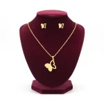 Juego-de-collar-y-Aretes-Mariposa-media-Silueta