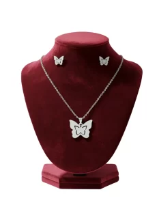 Juego-de-collar-y-Aretes-Mariposa