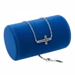 Pulsera-Cruz-Plateada