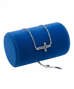 Pulsera-Cruz-Plateada