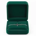 Pulsera-Cruz-Plateada