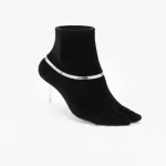 Tobillera-Elegante-Plana-Plateada