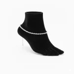 Tobillera-Espiral-Plateada