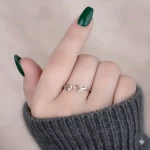 Anillo-Alas-Plateado