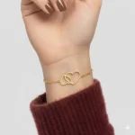 Pulsera-con-Colgante-de-Corazon-en-Acero-Inoxidable