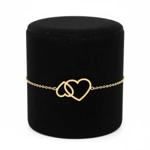 Pulsera-con-Colgante-de-Corazon-en-Acero-Inoxidable
