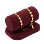 Pulsera-de-Cadena-de-Corazon-de-Acero-Inoxidable