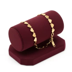 Pulsera-de-Cadena-de-Corazon-de-Acero-Inoxidable