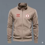 Buzo Cuello Alto America Logos Bordados