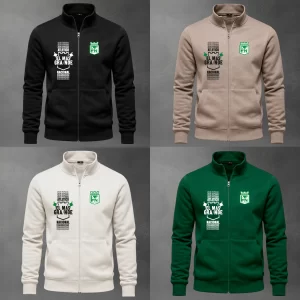 Buzo Cuello Alto Atletico Nacional Bordado