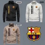 Buzo Cuello Alto Barcelona Bordado