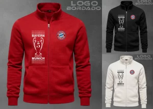 Buzo-Cuello-Alto-Bayer-Munich-Bordado